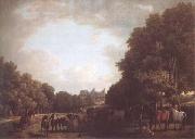 Marlow, William The Duke of Cumberland visiting his Stud (mk25) oil painting